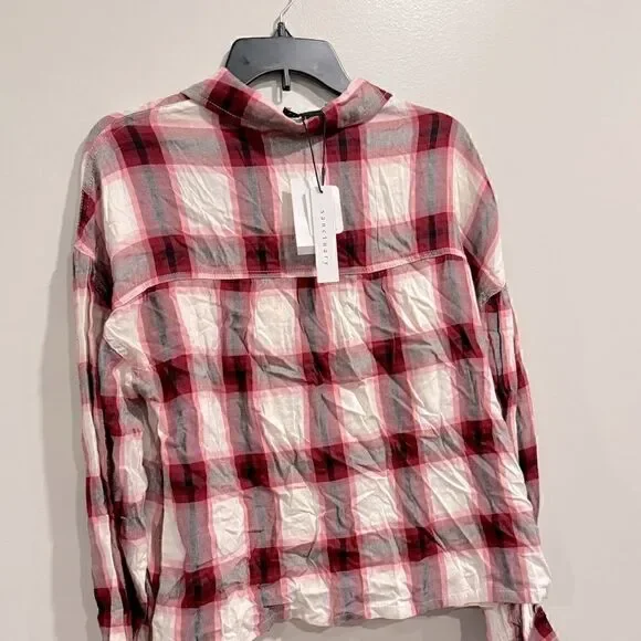 Sanctuary Pocket Detail Plaid (Viola
Plaid) Women's Clothing Boyfriend New L - Picture 6 of 7